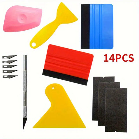 Standard Car Wrap Tool Kit Car Wrap Tool Kit 14 Piece