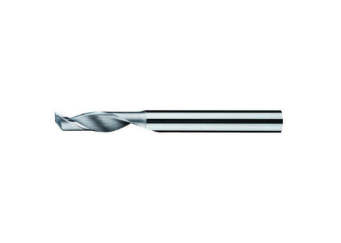 2mm single flute router on a 6mm shank suitable for Acrylic ACM Foamex and Ali