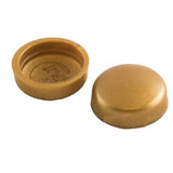 Snapcaps Screw Covers & Flat Bottom Washers Brass 6/8 Gloss - Pack of 25