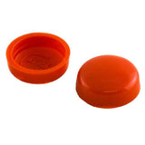 Snapcaps Screw Covers & Flat Bottom Washers Mandarin 6/8 Gloss - Pack of 25