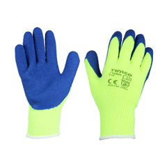 Warm Grip Gloves - Crinkle Latex Coated Polyester Medium