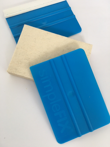 Squeegee Simple Simplefix Starter Triple Pack Squeegees (1 Simplefix strong plastic Sq